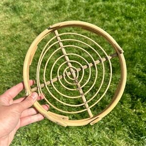 vintage wooden trivet